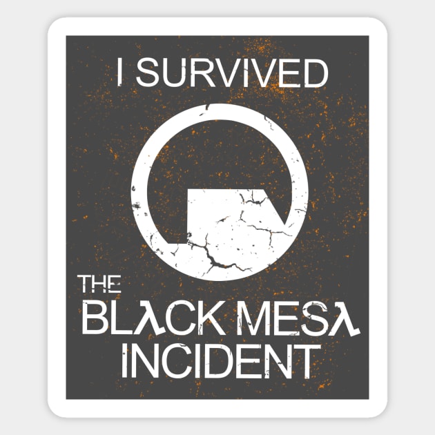 I SURVIVED BLACK MESA Sticker by Hislla